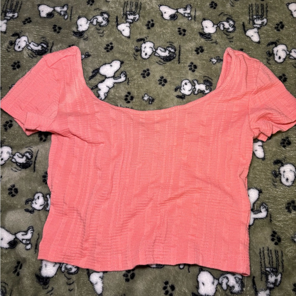 Forever 21 Coral Crop Top